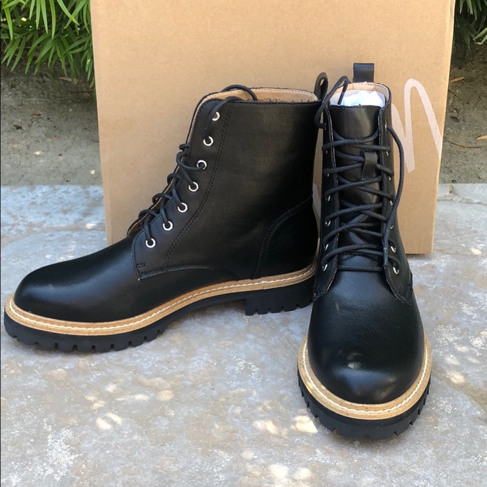 Brycen Faux Leathwr Lace up boot